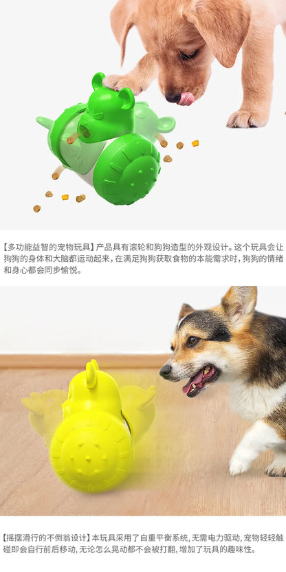 Pet supplies: balance car, wobbler, food dispenser, dog toy