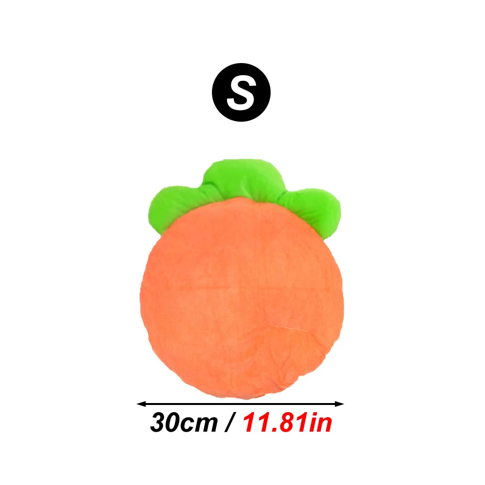 1PC Warm Carrot Shaped Rabbit Mat Soft Breathable Cute Sofa Mat for Pet Small Animal Hamster Rabbit Puppy Kitty Sleeping Bed Mat