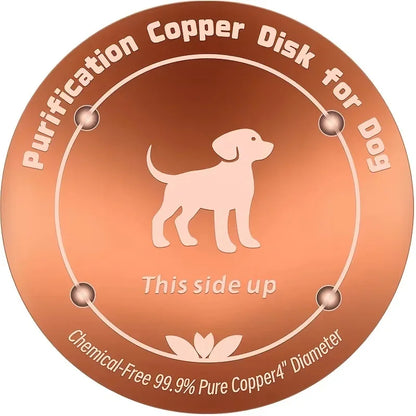 Copper Pet Water Purifier Filter , Suitable for Pet Prevention, Reusable,Easy to Use Pet Dog Cat Chicken Cow Water Purifier