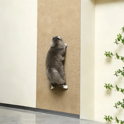 Cat Scratching Mat DIY Self-Adhesive Trimmable Carpet Anti-Scratch Furniture Protector for Fits Sofas Walls Doors