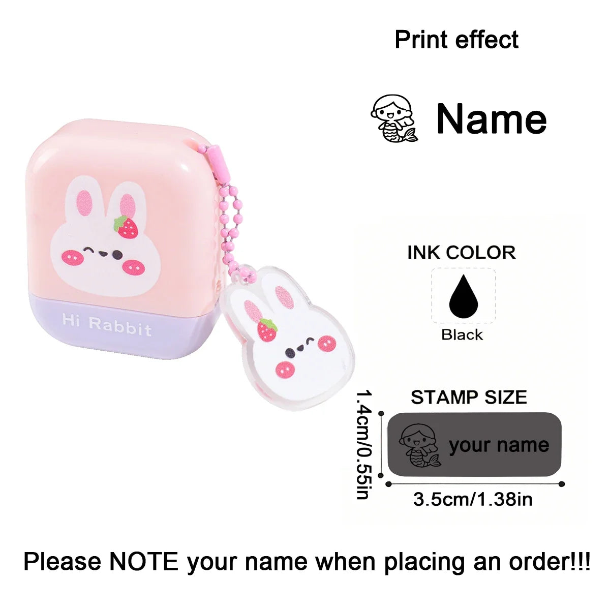 Custom Name Stamp for Clothes and School Uniforms | Personalized Belongings Marker