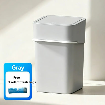 Layered Cat Litter Box for Handling Cat Waste, Cat Litter Box with Trash Can, Cat Litter Scoop, Odor Eliminator, Deodorizer