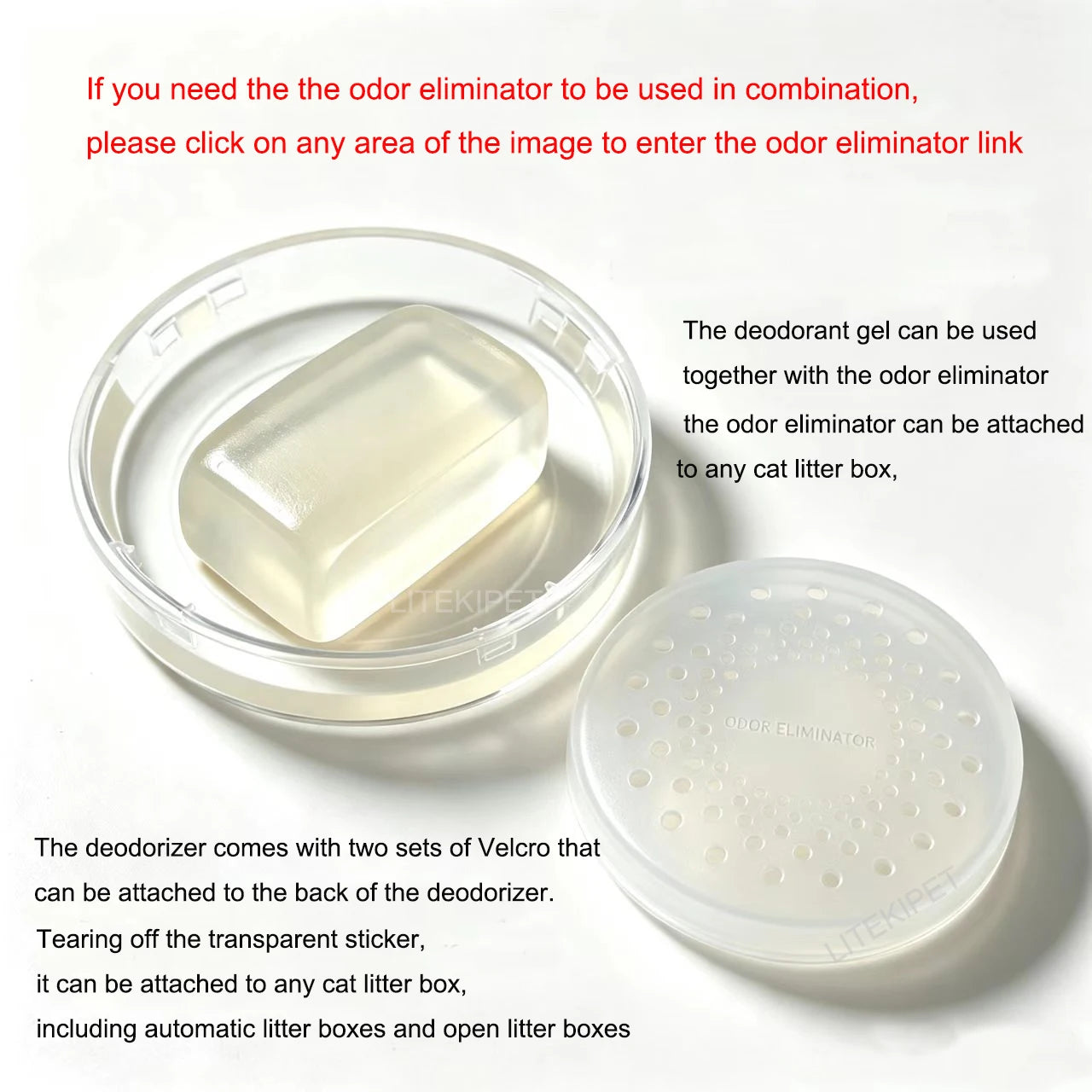 3 Pack Pet Odor Deodorant Gel Compatible With Tonepie P1 TI PRO/TI+M Cat Automatic Litter Box Orders Purchased After12 23 2025