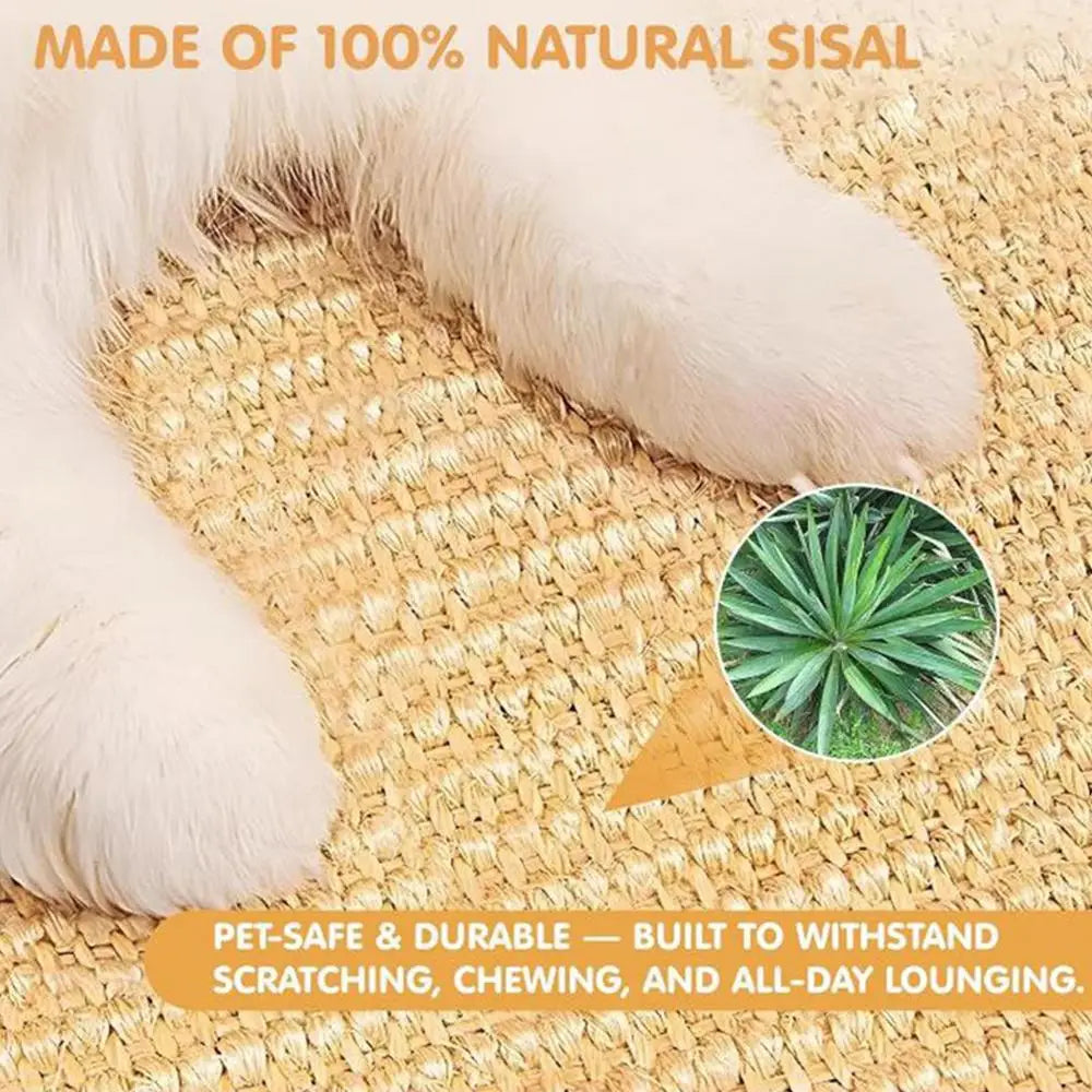 Rabbit Scratching Mat Indoor Foraging Scratcher Rug 15.7x23.6 In Scratch Board For Cage Hutch Floor Home Resting Biting Sleeping