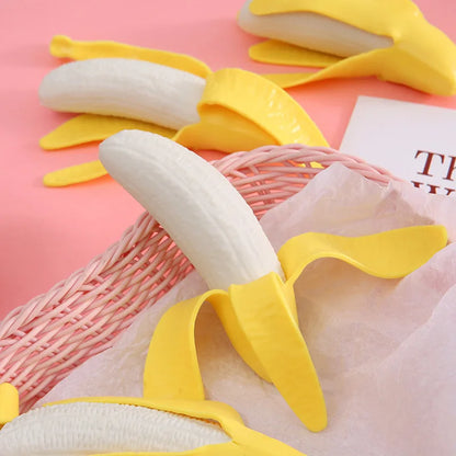 Fruit Squishy Stress Balls | Slow Rising Banana Fidget Toy