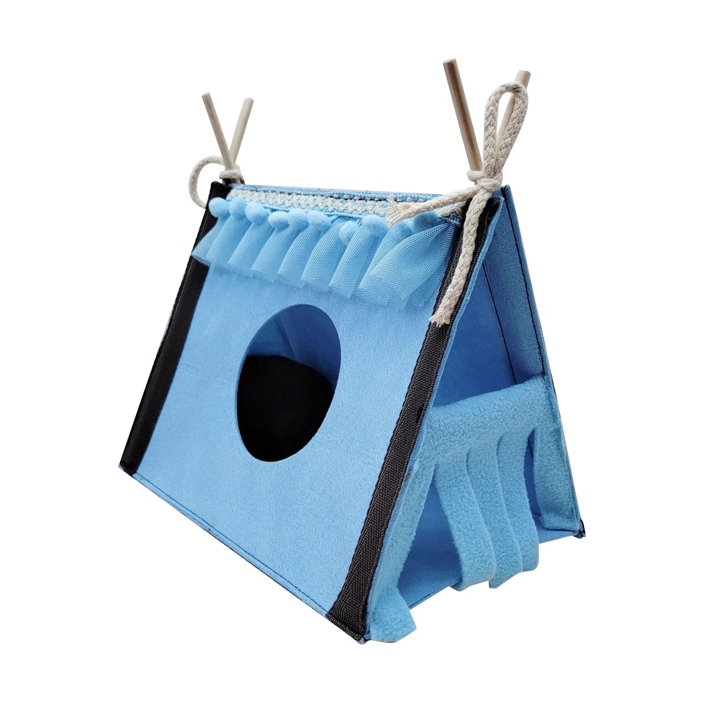 Guinea Pig Hideout Tunnel Tent Hamster Hideout Tent Rabbit Rat Tunnel House Small Animal Tube Warm Habitat