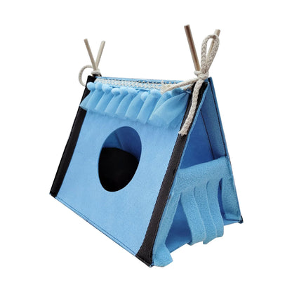 Guinea Pig Hideout Tunnel Tent Hamster Hideout Tent Rabbit Rat Tunnel House Small Animal Tube Warm Habitat