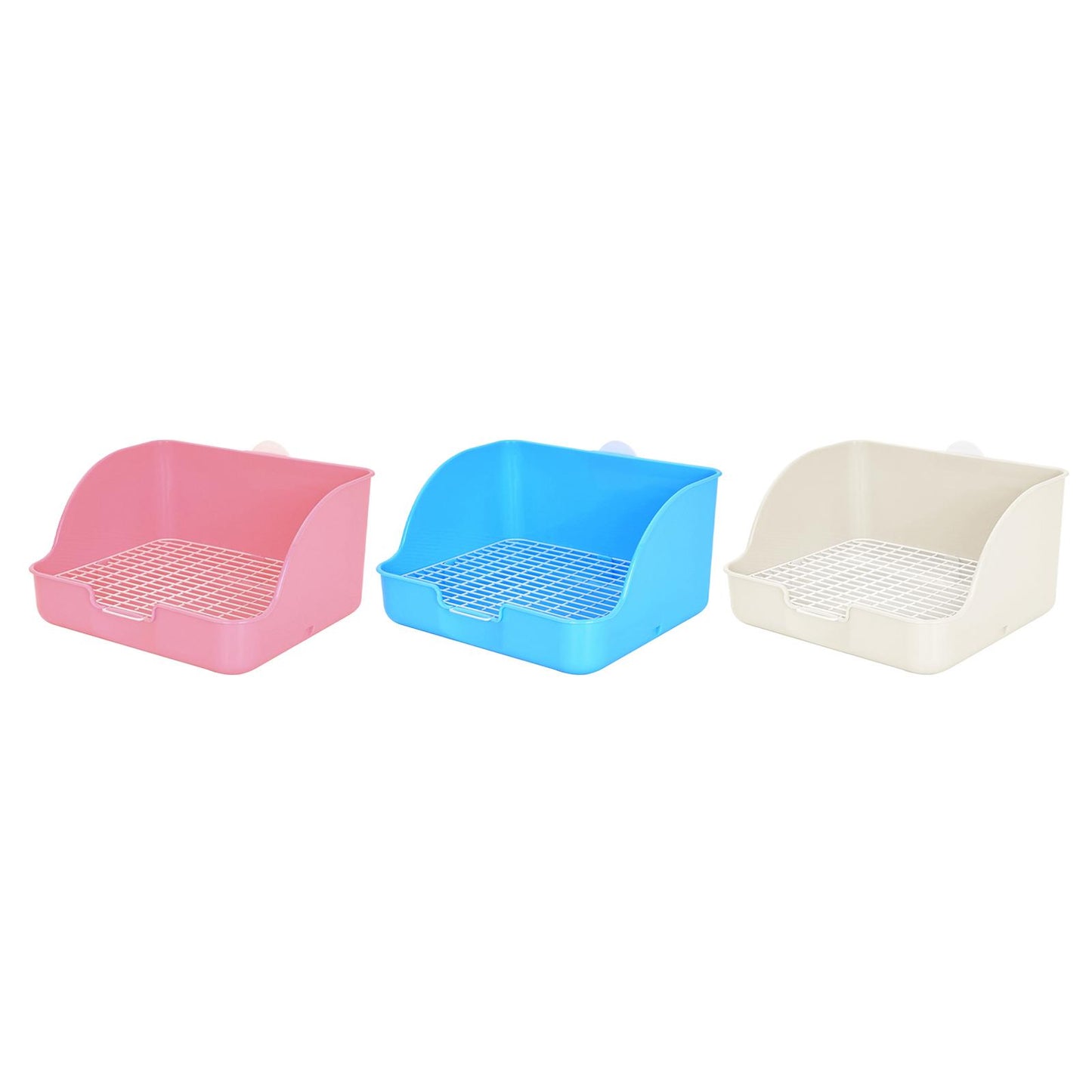 Rabbit Litter Box Rectangular Pet Toilet Pet Pan Potty Small Animal Litter Pee Pan Tray Toilet Easy Operation Bigger Pet