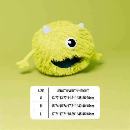 Cat Bed House Dog Kennel Cute Monster Cartoon Warm Plush Kitten Cushion Basket Tent Puppy Cave Nest Mat Bag Indoor Pet Supplies