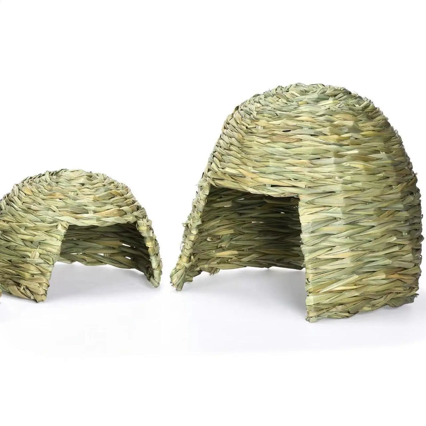 Hamster Grass Cave House For Small Animal Hideouts House Play Cave Habitat Decors For Ferrets Cage Pet Supply