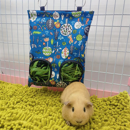 Rabbit Hay Bag Hay Dispenser For Guinea Pig Chinchilla Food House For Hay Guinea Pigs Feeder Hay Bag For Rabbits Pet Products