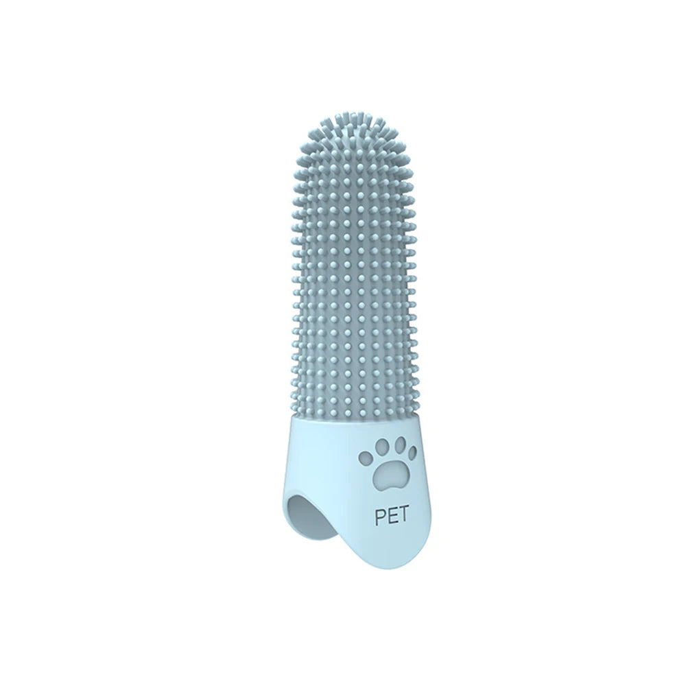 Pet Silicone Teeth Cleaning Fingertips For Cats And Dogs Cleaning And Removing Tartar And Stones Pet Toothbrushes