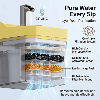 Pet Drinking Fountain Automatic Cat Water Fountain Smart Pet Water Dispenser for Dog Cat Constant Temperature Drinking Supply