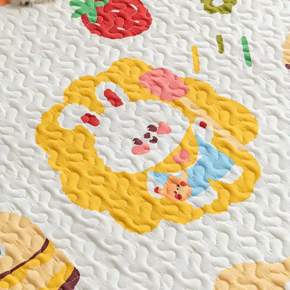 Rabbit Floor Mat Pet Sofa Cushion Training Pad Four Seasons Universal Cage Mat Cat Dog Sleeping Blanket Fence Pad Bunny Supplies