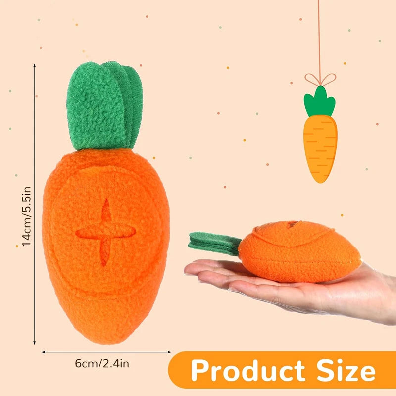 Rabbit Foraging Toy Washable Puzzle Feed Game Rabbit Toy Small Animals Guinea Pig Bunny Hiding Food Toys