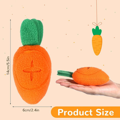 Rabbit Foraging Toy Washable Puzzle Feed Game Rabbit Toy Small Animals Guinea Pig Bunny Hiding Food Toys
