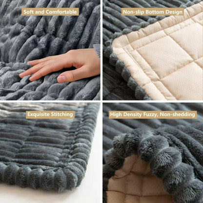 New Durable High Quality Multi-Purpose Backseat Pet Bed Mat  Thick Breathable Plaid Dog Bed Washable Dog Car Seat Cover