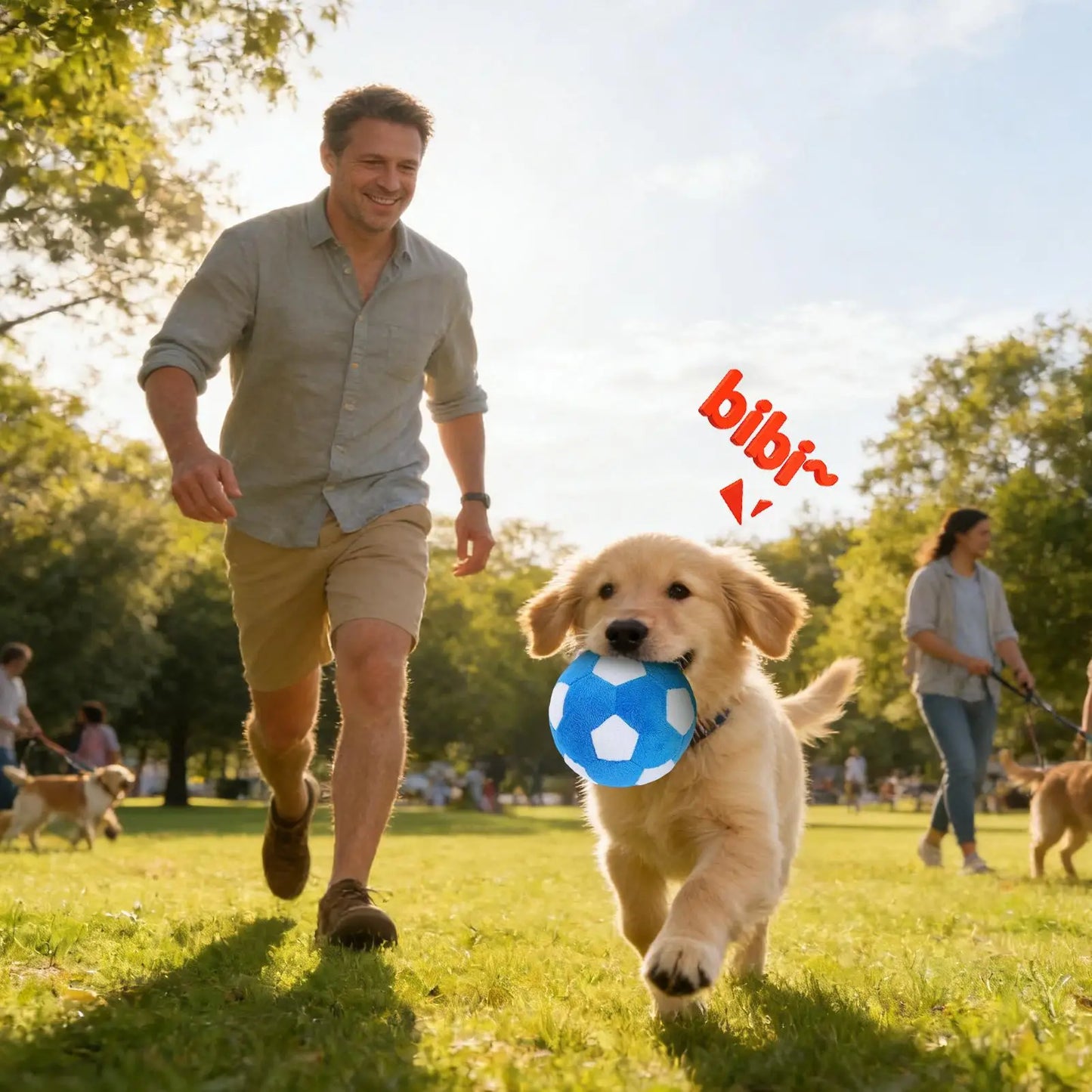 Dog Soccer Ball Toy Soft Chewing Game Plush Soft Squeaky Balls for Dogs for Indoor Outdoor Play Teething Enrichment Puppy Large