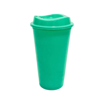 Durable Shatterproof Coffee Mug with Spill-Proof PP Lid | Travel Bottle