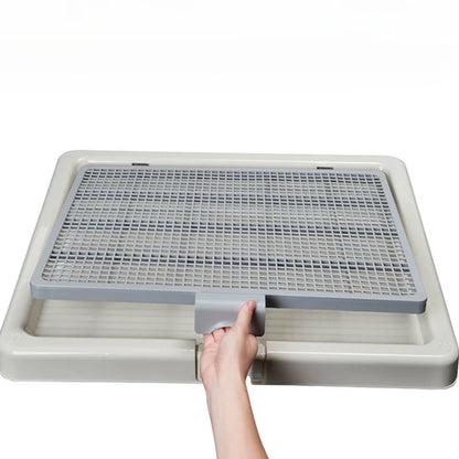 Pet Dogs Pee Training Tray Portable Dog Cleaning Tools Indoor Puppy Tray Toilet Diaper Easy To Clean Grid Like Pet Supplies