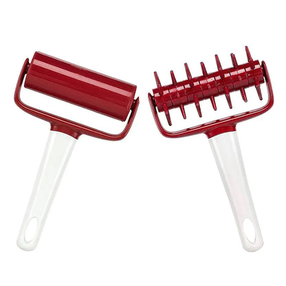 Pizza Dough Docker and Roller Set | Pastry Pizza Pie Rolling Pin Baking Tools