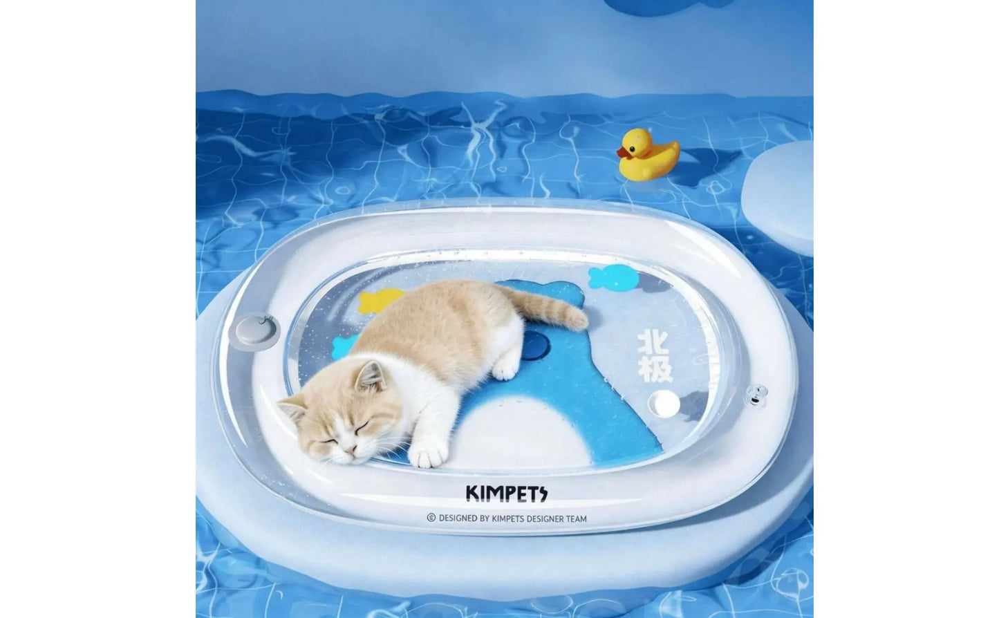 Pet Water Bed Scratch Resistant Inflatable Cooling Pad Water Cooling Pad Thick PVC Pet Play Mat Foldable for Summer
