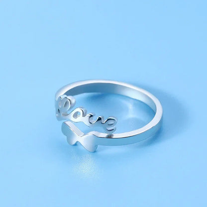 925 Sterling Silver Zircon Adjustable Ring | Women's Cocktail Jewelry