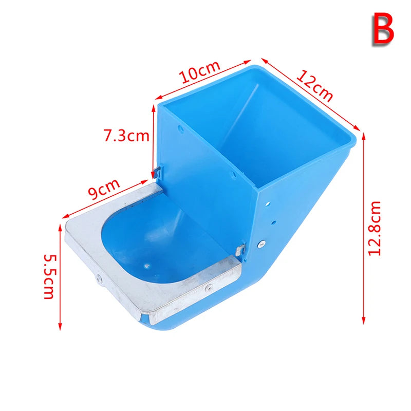 1PC Rabbit Feed Box Hopper Rabbit Cage Rabbit Animal Anti Pickling Feed Trough Rabbits Feeders Food Box Farm Garden Convenient