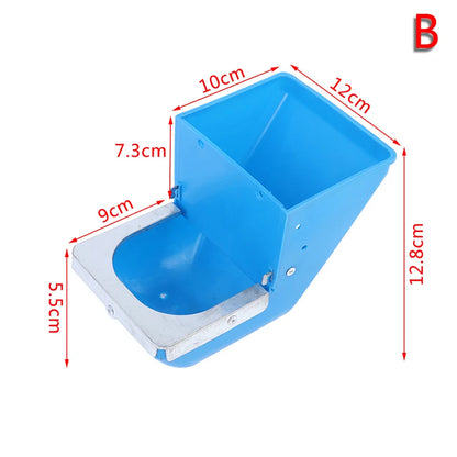 1PC Rabbit Feed Box Hopper Rabbit Cage Rabbit Animal Anti Pickling Feed Trough Rabbits Feeders Food Box Farm Garden Convenient