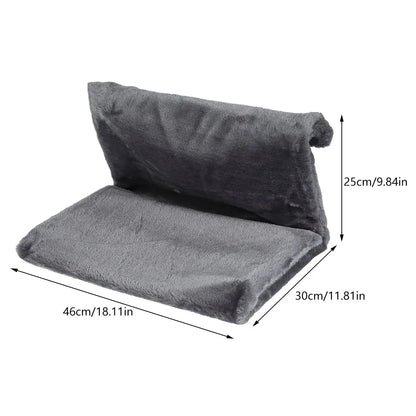 Cat Hanging Bed Pet Animal Radiator Bed Warm Fleece Basket Cradle Hammock Metal Iron Frame Removable Cat Hammock