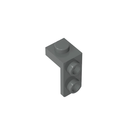 Gobricks Bracket 1 x 1 - 1 x 2 | Compatible Building Block