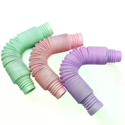 Fun Small Pet Hamster Ferret Rabbit Tunnel Collapsible Telescopic Pipe Training Channel Pipe Stretch Tube Hamster Toy Accessory