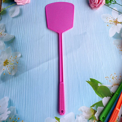 Large Plastic Fly Swatter | Extended Handle Manual Mosquito Swatter