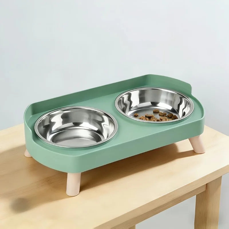 1 PCS Elevated Pet Bowl Set Featuring a Combination of Cat and Small Dog Food Bowls Water Bowls Protect Neck Prevent Vomiting