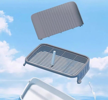 Pet-specific Training Toilet Indoor Pet Cleaning Products Anti-stepping Plastic Dog Pee Pad Holder Removable Net Reusable Tray
