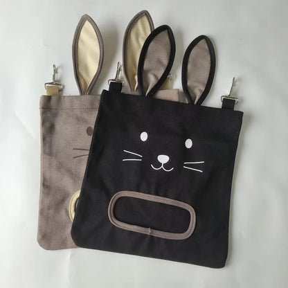 New Rabbit Hanging Hay Bag Shaped Feeding Feed Package Convenient Multiple Colors Available Small Pet Supplies