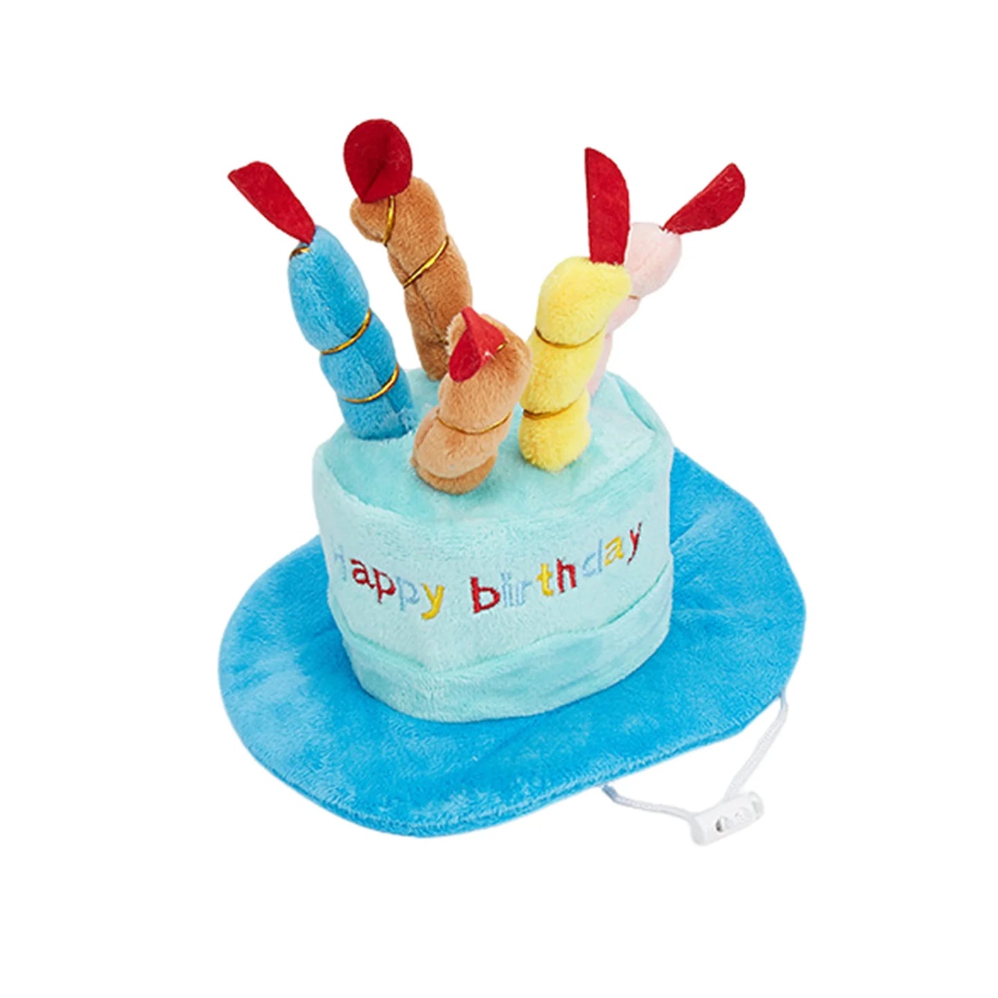 Pet Birthday Party Hat Toy Set For Cats and Dogs Elastic Comfortable Wear Bite Resistant Durable Photo Prop Gift