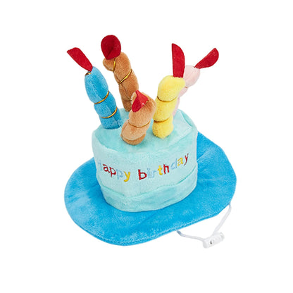 Pet Birthday Party Hat Toy Set For Cats and Dogs Elastic Comfortable Wear Bite Resistant Durable Photo Prop Gift