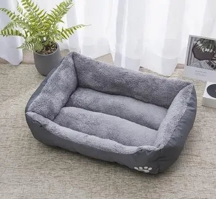 Large Calming Pet House Donut Bed - Long Plush Deep Sleep Warm Cushion for Small Dogs, Puppy Chihuahua & Cat Mat