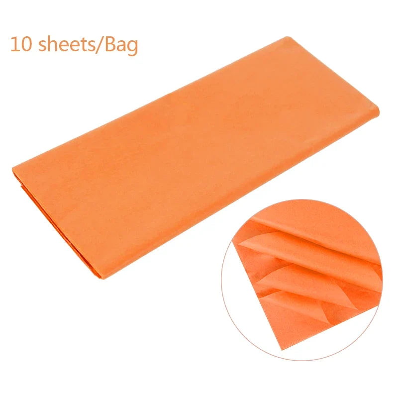 10pcs Unbleached Flower Wrapping Tissue Paper | 65x50cm Wedding Party Gift Wrap