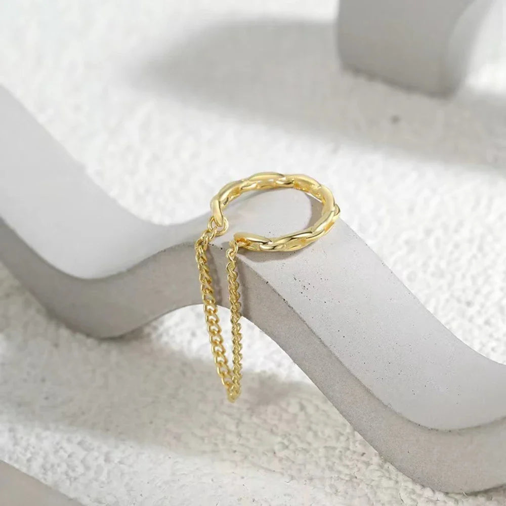 Fashion No Piercing Ear Cuff Earrings | Clip-On Chain Earcuff for Women