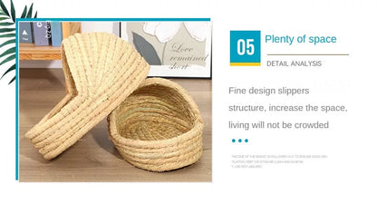 Grass Woven Bird Nest Rabbit Grass Nest Grass Mat Hamster Accessories Slippers Rabbit Nest Rabbit Winter Warm Pet Supplies
