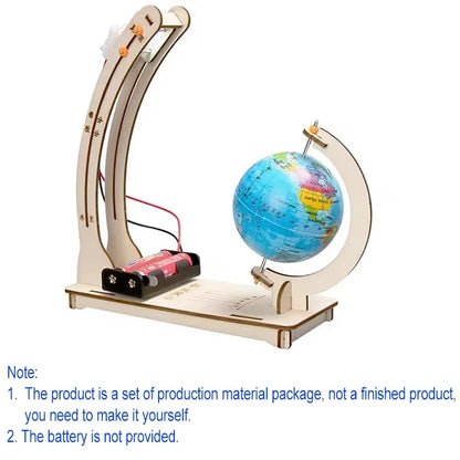 Kids Science Toy Day Night Globe | DIY Physics Learning Kit