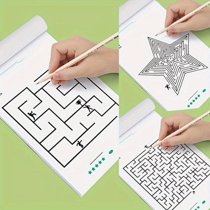 Kids Maze Puzzle Book for Focus and Thinking Skills | Fun Learning Activity