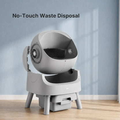 Automatic Litter Box, Self Cleaning Litter Box for Cats, Large Capacity Waste Bin, Open-Top Design, Low Noise Quiet, Custom