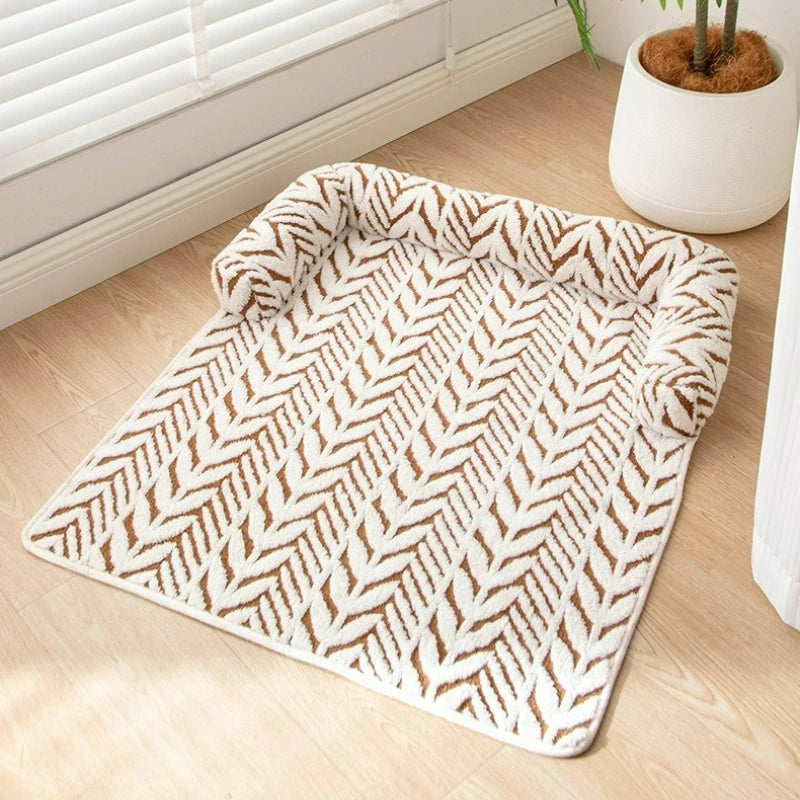 New Pet Mat-Original & Thickened Non-Slip Plush Pet Mat, Warm Sofa Style Dog & Cat Bed, Nordic Pet Accessories for Home