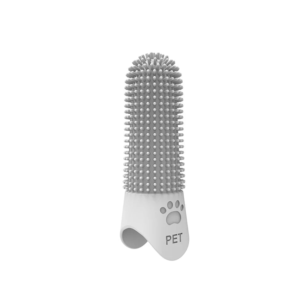 Pet Silicone Teeth Cleaning Fingertips For Cats And Dogs Cleaning And Removing Tartar And Stones Pet Toothbrushes