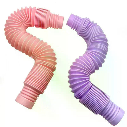 Fun Small Pet Hamster Ferret Rabbit Tunnel Collapsible Telescopic Pipe Training Channel Pipe Stretch Tube Hamster Toy Accessory