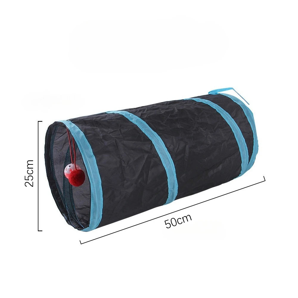 Cat Tunnel Toys Pet Supplies Cat S T Pass Play Tunnel Foldable Cat Tunnel Cat Toy Breathable Drill Barrel Cat Interactive Toys
