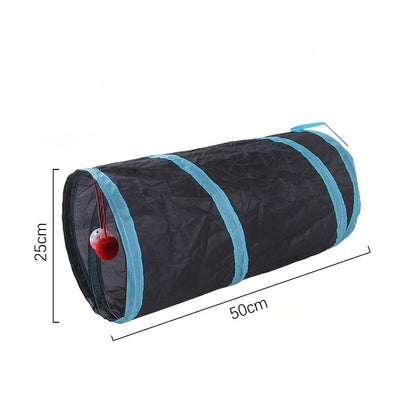 Cat Tunnel Toys Pet Supplies Cat S T Pass Play Tunnel Foldable Cat Tunnel Cat Toy Breathable Drill Barrel Cat Interactive Toys